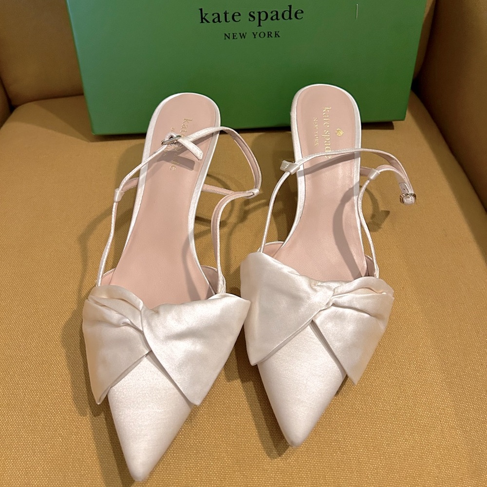 Kate Spade Cream Marseille heels